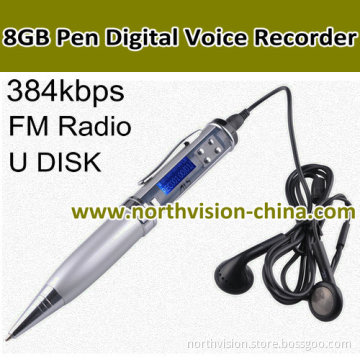 Pen Voice Recorder FM MP3